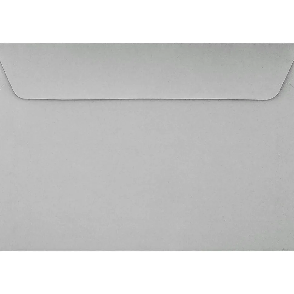 LUX Self Seal Kraft Booklet Envelope, 6" x 9", Gray Kraft, 50/Pack (4820-GK-50)
