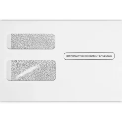 LUX Self Seal Security Tinted A2 Window Envelope, 4 3/8" x 5 3/4", White, 500/Pack (7486-W2-500)