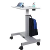Luxor Adjustable Gray Steel Student Desk 29"-43.5"H (STUDENT-P)
