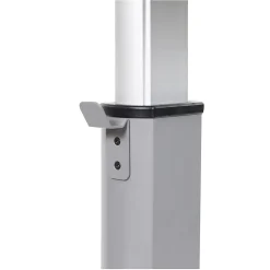 Luxor Adjustable Gray Steel Student Desk 29