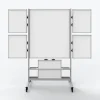 Luxor Collaboration Station Mobile Whiteboard, Aluminum (COLLAB-STATION)