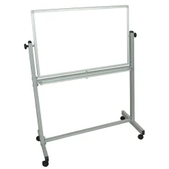 Luxor® Double Sided Magnetic Whiteboard; Aluminum Frame, 36" x 24" (MB3624WW)