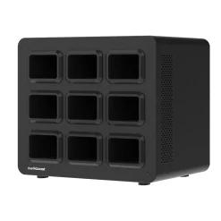 Luxor KwikBoost EdgePower 9-Bay Base Desktop Charging Station, Black (KBEP-BASE9)