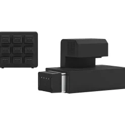 Luxor KwikBoost EdgePower 9-Bay Base Desktop Charging Station, Black (KBEP-BASE9)