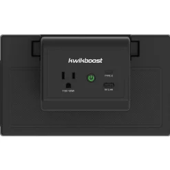 Luxor KwikBoost EdgePower A/C & USB Clamp-On Universal Desktop Charging Station, Black (KBEP-CGR)