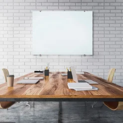 Luxor Magnetic Wall Mounted Glass Dry Erase Board, 48x36 (WGB4836M)