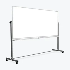 Luxor Steel Double Sided Dry Erase Whiteboard, Aluminum, 96" x 40" (MB9640WW)