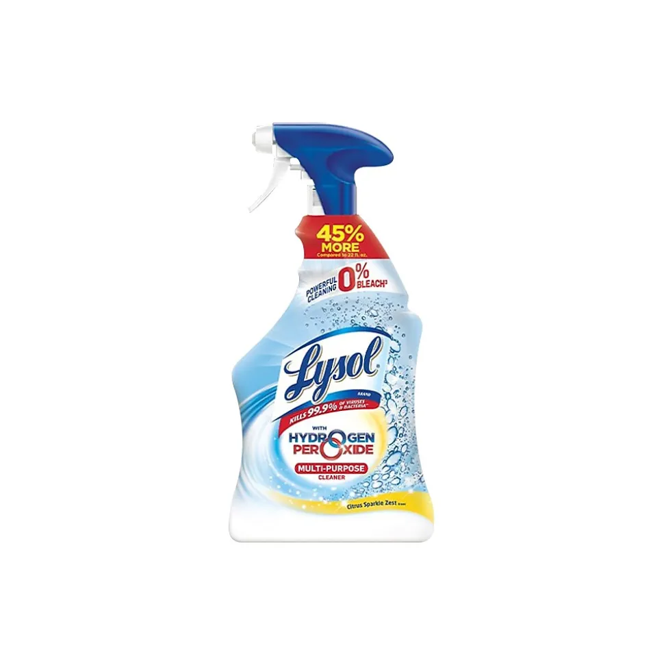 Lysol Disinfecting Multipurpose Cleaner Spray, Citrus Sparkle Scent, 32 Fl Oz. (89289)