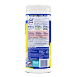 Lysol Disinfecting Wipes, Lemon and Lime Blossom, 35 Wipes/Canister, (81145)
