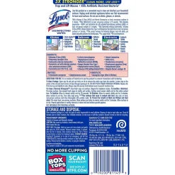Lysol Disinfecting Wipes, Lemon and Lime Blossom, 35 Wipes/Canister, (81145)