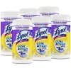 Lysol Dual Action Disinfecting Wipes, Citrus Scent, 75 Wipes/Canister, 6 Canisters/Carton (1920081700CT)