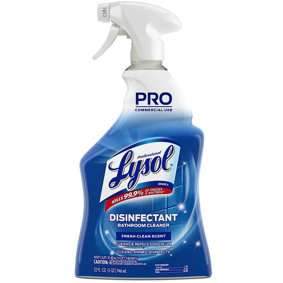 Lysol PRO Disinfectant Power Bathroom Foamer, Atlantic Fresh Scent, 32 oz. (36241-04685)