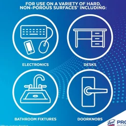 Lysol Pro Disinfecting Wipes, Lemon & Lime Blossom, 800 Wipes/Bucket (1920099856X)
