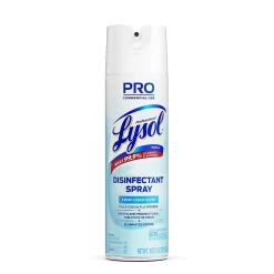 Lysol Professional Cleaner Disinfectant Spray, Crisp Linen Scent, 19 Oz., 12/Carton (36241-74828)
