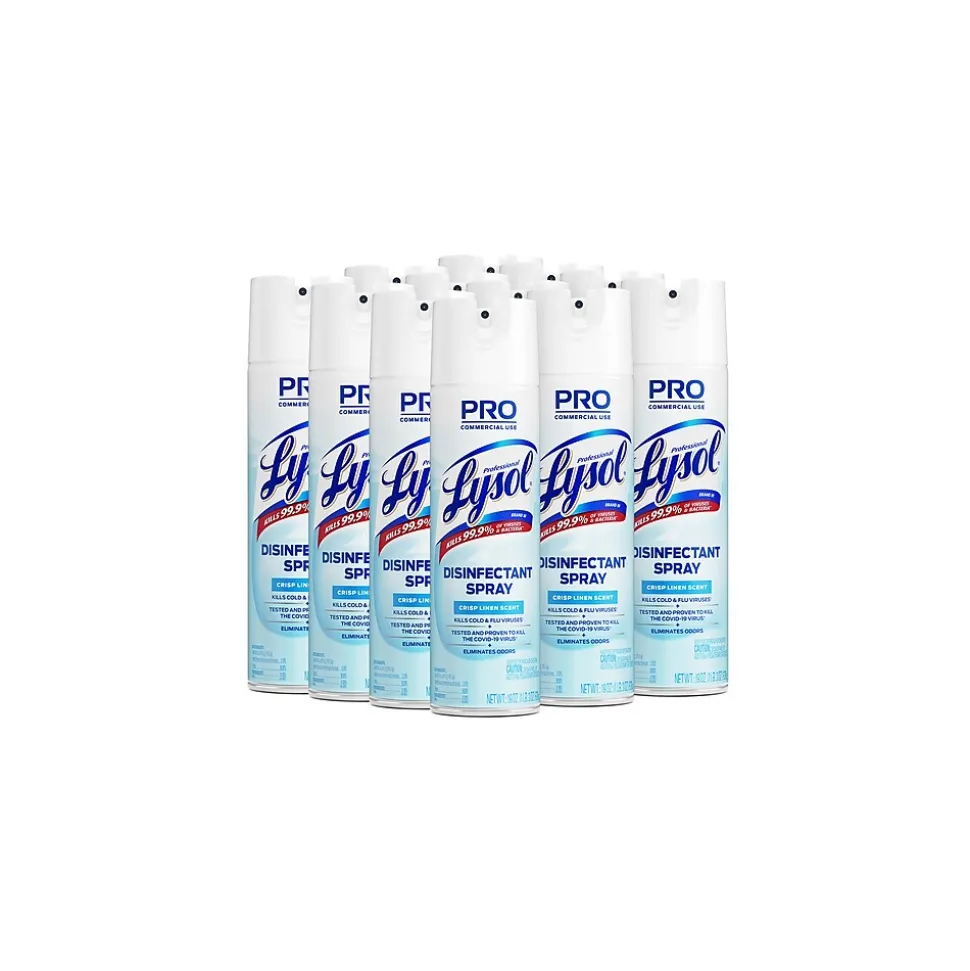 Lysol Professional Cleaner Disinfectant, Crisp Linen, 19 Oz. (36241-74828)