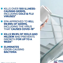 Lysol Professional Disinfectant Spray, Fresh Scent, 19 Oz., 12/Carton (3624104675CT)