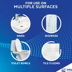 Lysol Professional Heavy Duty Bathroom Cleaner, Concentrate, Fresh Lime Scent, 1 gal. (3624194201)