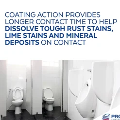 Lysol Toilet Bowl Cleaner Lime and Rust Remover, 24 Oz. (1920098013X)