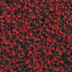 M + A Matting Plush Commercial Wiper Floor Mat, 5.75' x 3.75', Red Pepper (1807646590)