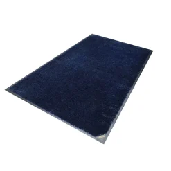 M + A Matting Plush Commercial Wiper Floor Mat, 4.92' x 2.92', Deeper Navy (1805135590)
