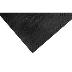 M + A Matting SuperScrape Plus Commercial Outdoor Scraper Entrance Floor Mat, 5.73' x 3.83', Black (5558046100)