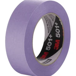 3M™ 501+ Masking Tape, 1 1/2" x 60 yds., Purple, 12/Case (T93650112PK)