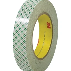 3M™ 3/4" x 36 yds. Double Sided Masking Tape 410M, Natural, 3 Rolls