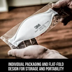 3M Aura N95 Particulate Respirator, White, 20/Pack (9205P-20-DC)