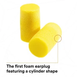 3M E-A-R Classic Plus Earplugs, Uncorded, Pillow Pack, 200 Pairs/Case (310-1101)