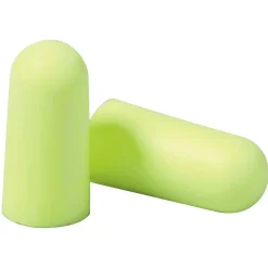 3M E-A-Rsoft Yellow Neons Earplugs 312-1250, Uncorded, Poly Bag, 200 Pairs/Case (312-1250)