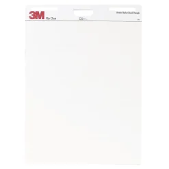 3M Flip Chart Easel Pad, 25" x 30", White, 40 Sheets/Pad (570)