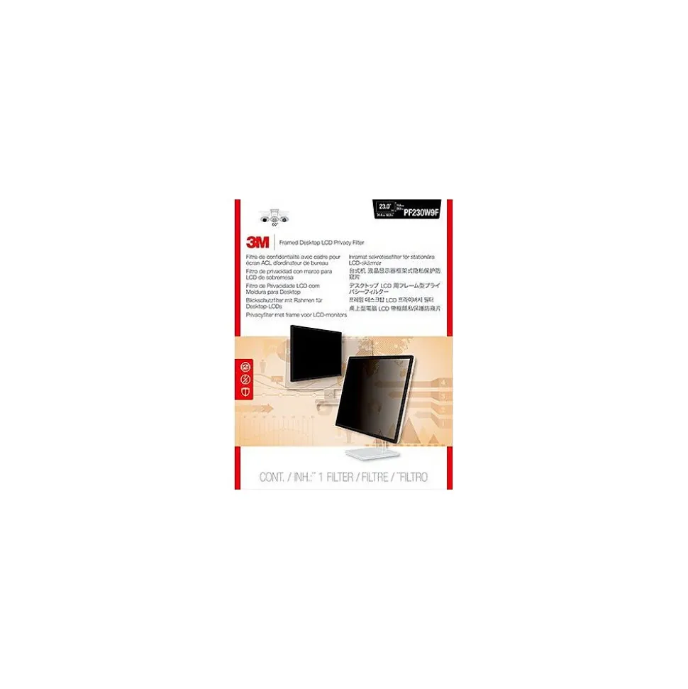 3M™ Framed Privacy Filter for 18.5" Widescreen Monitor (16:9) (PF185W9F)