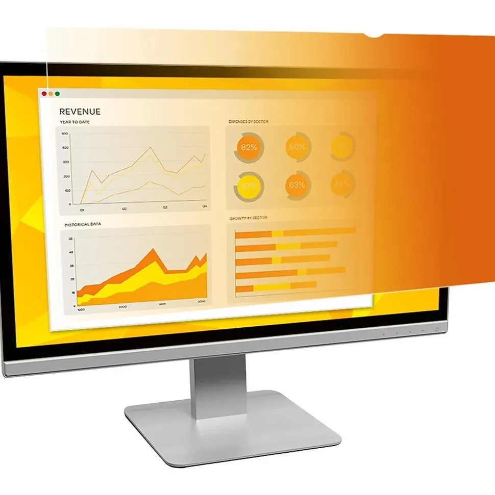 3M™ Gold Privacy Filter for 24" Widescreen Monitor (16:9) (GF240W9B)
