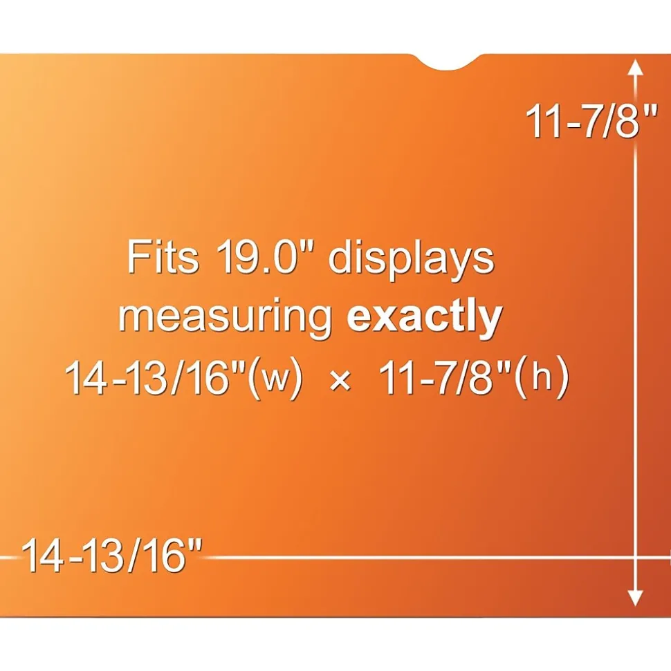 3M™ Gold Privacy Filter for 19.01" Widescreen Monitor (5:4)