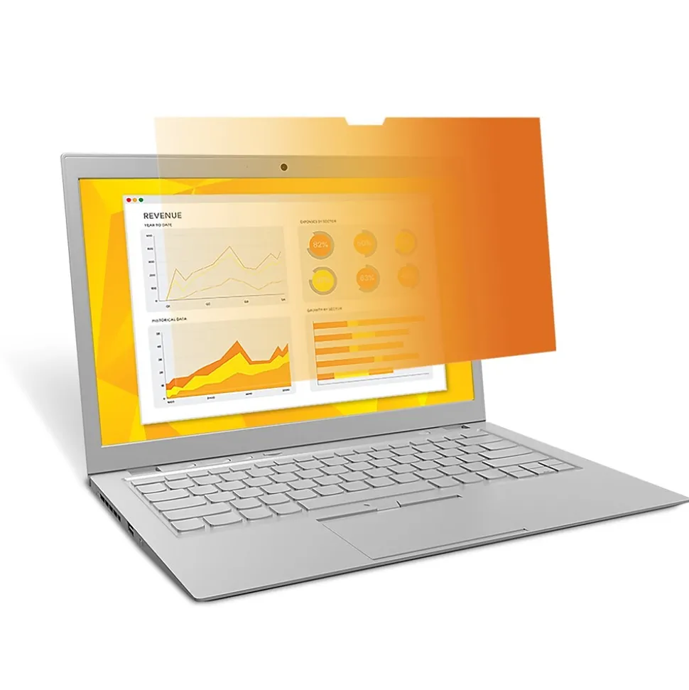 3M™ Gold Privacy Filter for 15.6" Widescreen Laptop (16:9) with COMPLY Attachment System (GF156W9B)