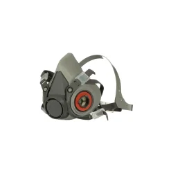 3M Half Facepiece Reusable Respirator 6200, Medium, Gray (6200)