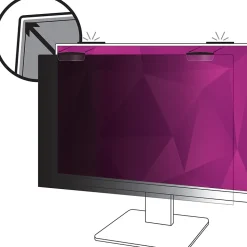 3M™ High Clarity Privacy Filter for 23.8 in Full Screen Monitor with 3M™ COMPLY™ Magnetic Attach, 16:9, (HC238W9E)
