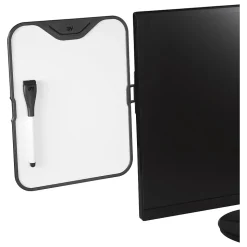 3M™ Monitor Whiteboard with Document Clip, Black (MWB100B)