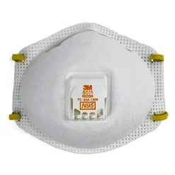 3M N95 Disposable Particulate Respirator with 3M Cool Flow Valve, 10/Box (8511)
