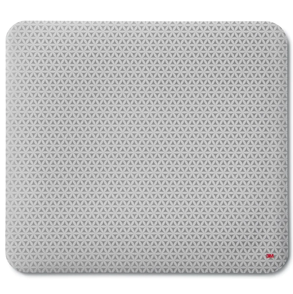 3M™ Precise™ Mouse Pad Enhances the Precision of Optical Mice, Non-Skid, Foam Back, 9" x 8", Bitmap, (MP114-BSD1)