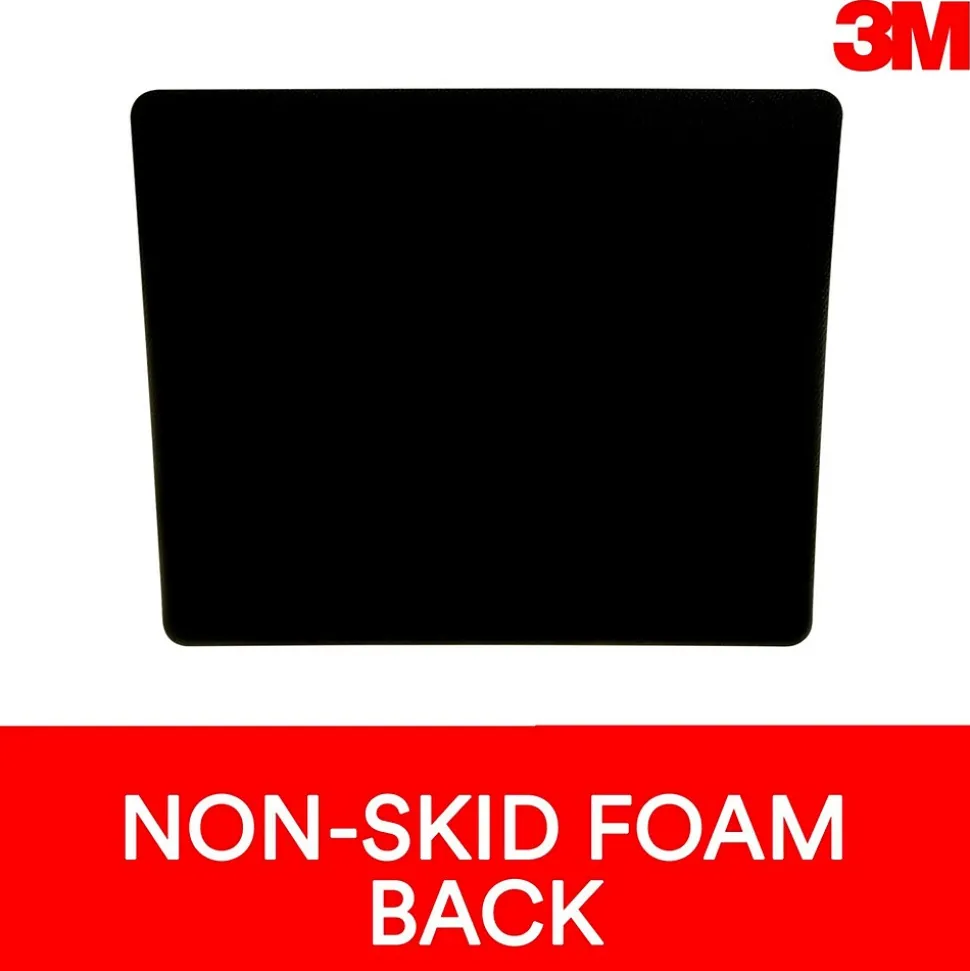 3M™ Precise™ Mouse Pad Enhances the Precision of Optical Mice, Non-Skid, Foam Back, 9" x 8", Bitmap, (MP114-BSD1)