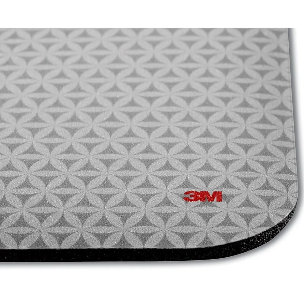 3M™ Precise™ Mouse Pad Enhances the Precision of Optical Mice, Non-Skid, Foam Back, 9" x 8", Bitmap, (MP114-BSD1)
