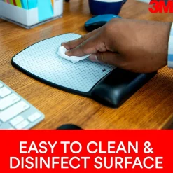 3M Precise Mouse Pad with Gel Wrist Rest, Optical Mouse Performance, Battery Saving Design, 6.8