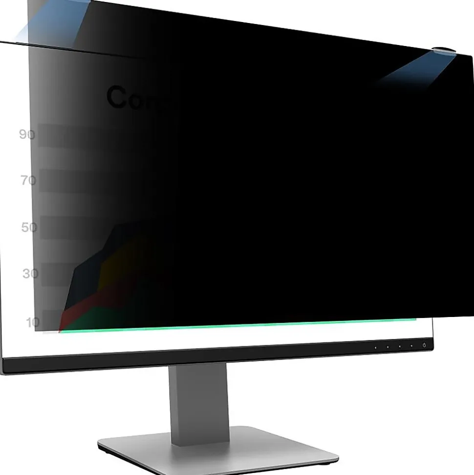 3M Privacy Filter for 23.8 in Full Screen Monitor with 3M COMPLY Magnetic Attach, 16:9 Aspect Ratio (PF238W9E)