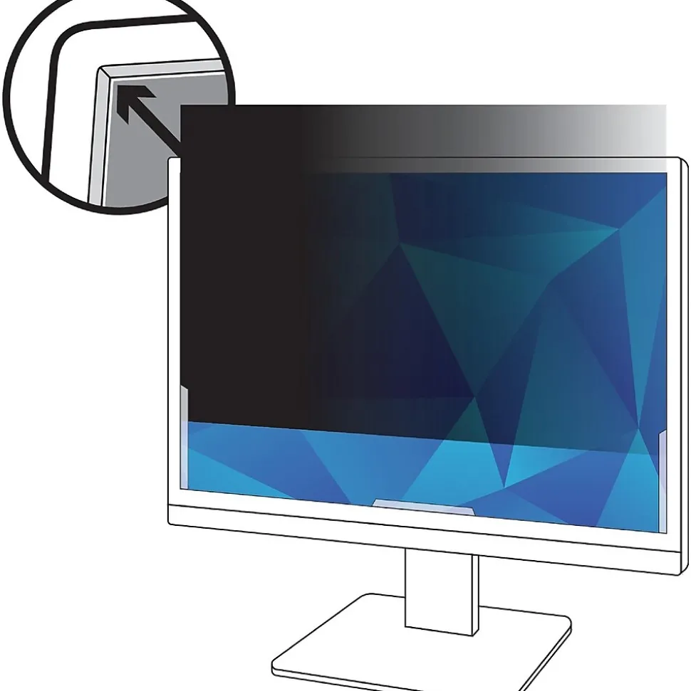3M Privacy Filter for 17" Standard Monitor, 5:4 Aspect Ratio (PF170C4B)