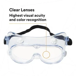 3M Safety Splash Goggle 334, Clear Lens (40660)