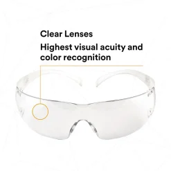 3M SecureFit Protective Eyewear, Clear Lens (SF201AF)