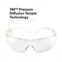 3M SecureFit Protective Eyewear, Clear Lens (SF201AF)