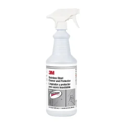 3M™ Stainless Steel Cleaner and Protector with Scotchgard™, Ready-to-Use with Flip-Top Cap, 32 oz., 6/Ct (85901)