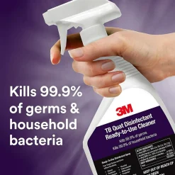 3M TG Quat All-Purpose Cleaners & Spray Disinfectant, Lemon Scent, 32 oz. (1027PC)